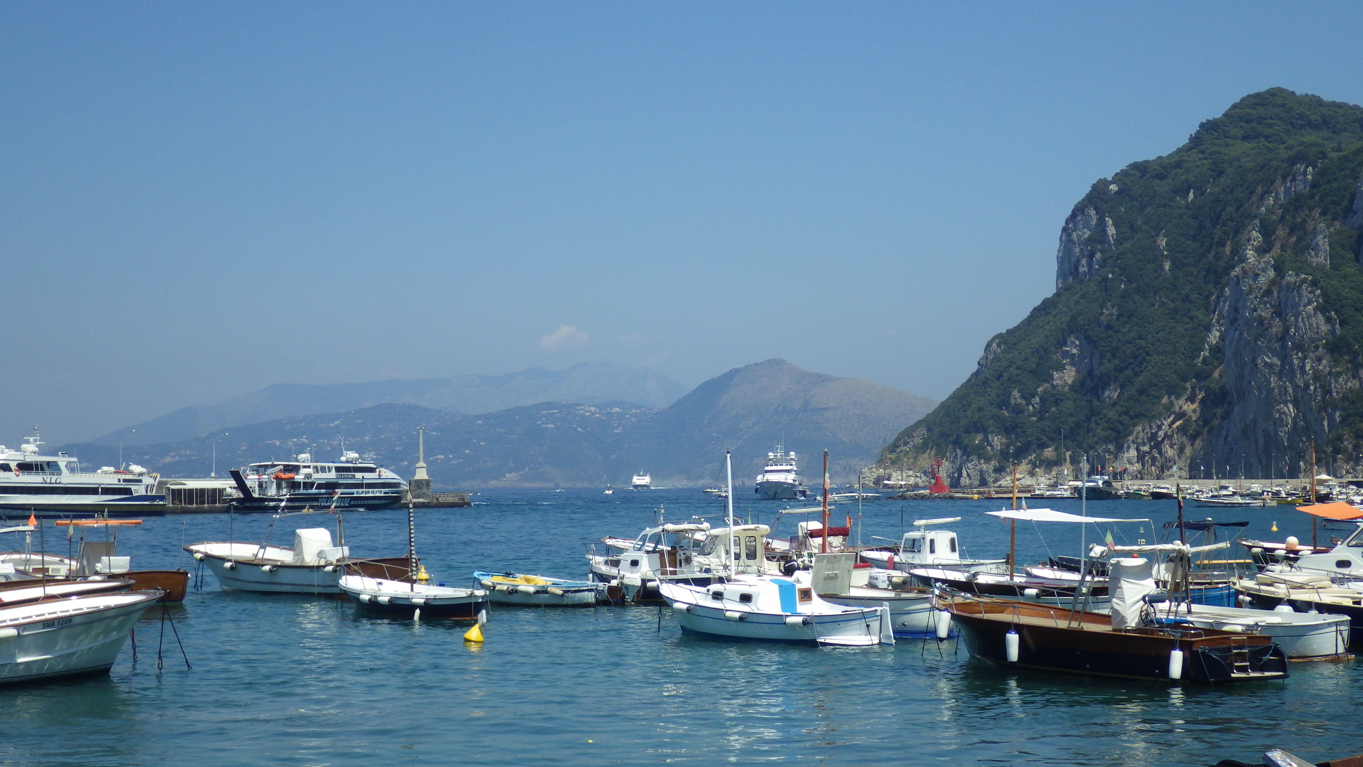Island of Capri Italy Sea View